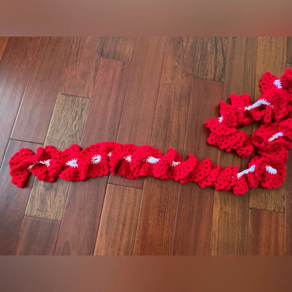 Handmade Crocheted Garland 7ft